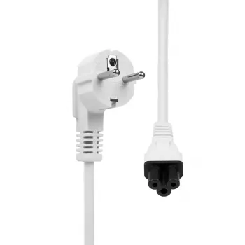 ProXtend Kątowy Kabel Zasilający Typ F Schuko do C5 Biały 5m
