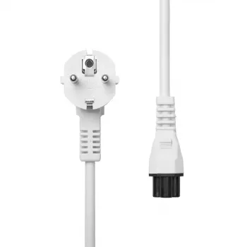 ProXtend Kątowy Kabel Zasilający Typ F Schuko do C5 Biały 5m