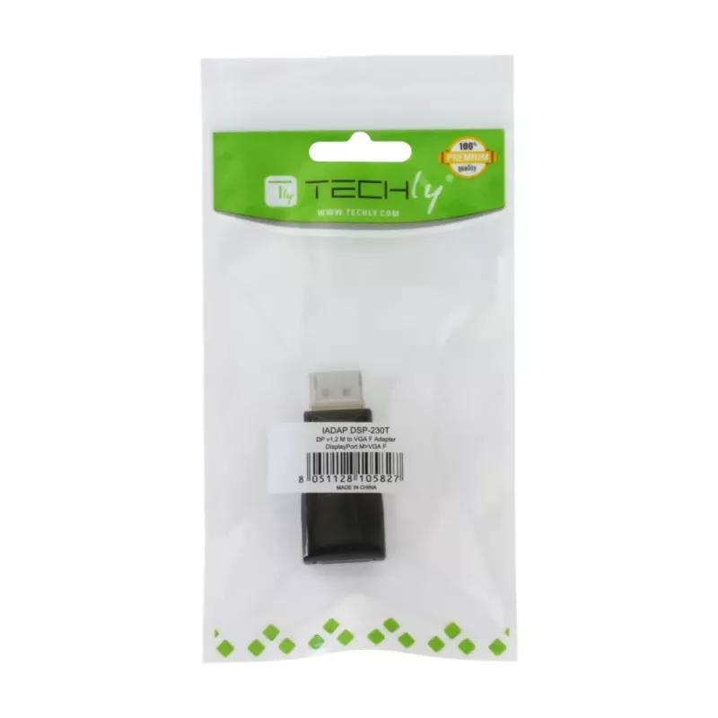 Przejściówka DisplayPort na VGA Techly IADAP-DSP-230T