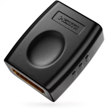 adapter złącza kabla Techly IADAP-HDMI-F/F Czarny