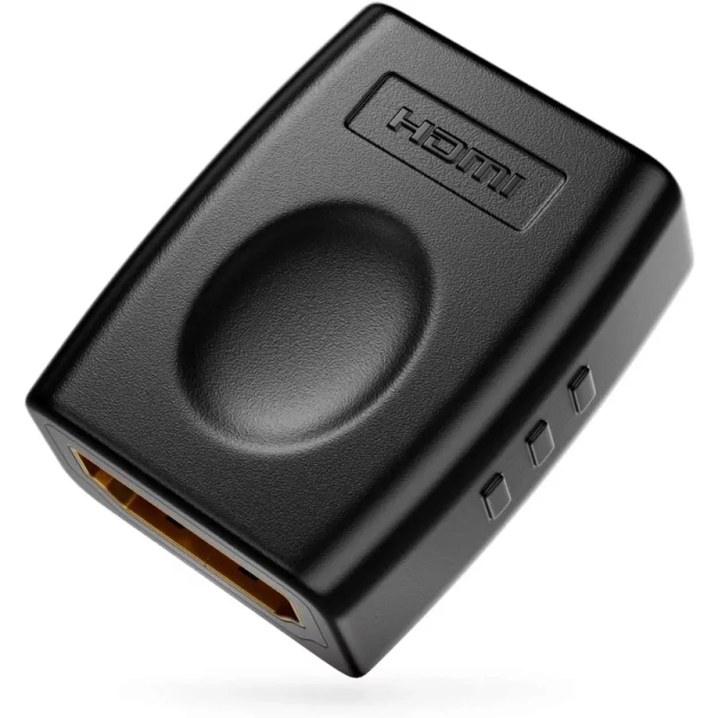 adapter złącza kabla Techly IADAP-HDMI-F/F Czarny