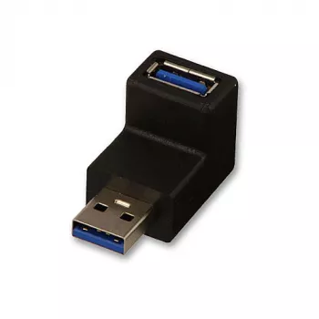 Adapter kątowy USB 3.2 typ A na A 90° Lindy 71261
