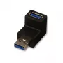 Adapter kątowy USB 3.2 typ A na A 90° Lindy 71261