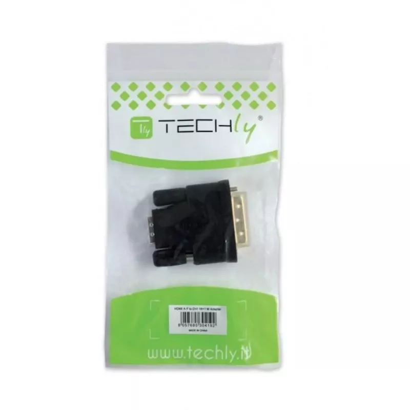 Adapter Techly DVI na analogowe VGA żeński/męski IADAP DVI-9100, VGA, DVI-I, czarny
