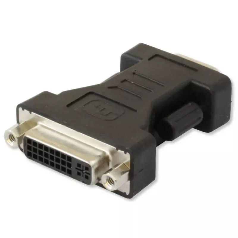 Adapter Techly DVI na analogowe VGA żeński/męski IADAP DVI-9100, VGA, DVI-I, czarny