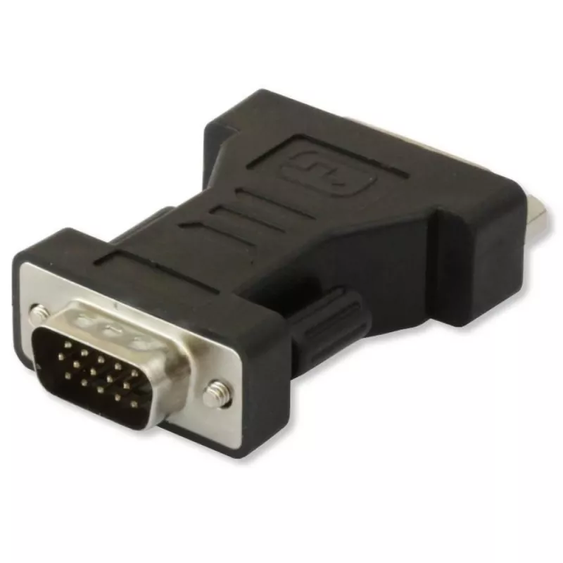 Adapter Techly DVI na analogowe VGA żeński/męski IADAP DVI-9100, VGA, DVI-I, czarny
