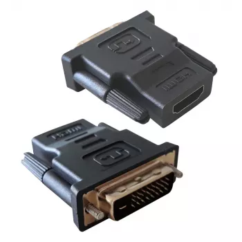 Przejściówka zmiana płci DVI-D Czarny Techly IADAP-DVI-HDMI-F