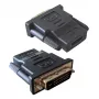 Przejściówka zmiana płci DVI-D Czarny Techly IADAP-DVI-HDMI-F