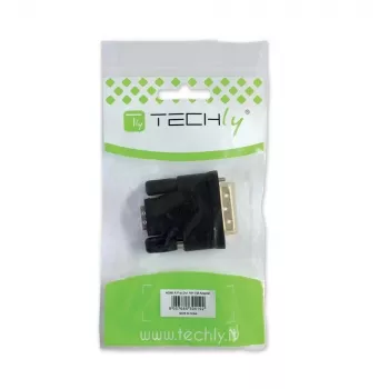 Przejściówka zmiana płci DVI-D Czarny Techly IADAP-DVI-HDMI-F