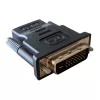 Przejściówka zmiana płci DVI-D Czarny Techly IADAP-DVI-HDMI-F