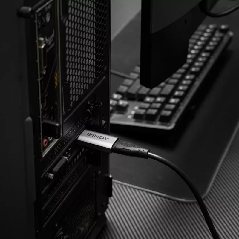 Przejściówka DisplayPort na HDMI Lindy 41095 — obsługa do 4K 120Hz