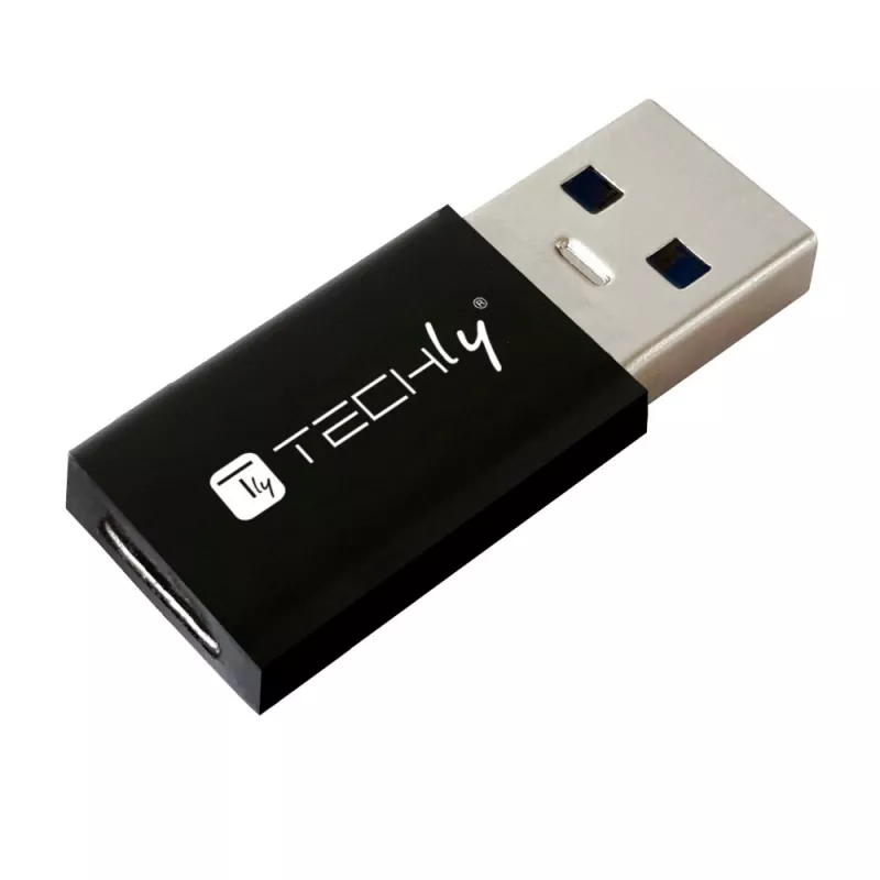 Adapter USB Techly IADAP USB3-AFT USB A na USB C Czarny