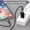 Adapter USB Techly IADAP USB3-AFT USB A na USB C Czarny