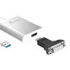 Adapter wyświetlacza j5create JUA354 USB 3.0 na 4K HDMI Srebrny