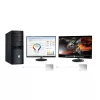 Adapter wyświetlacza j5create JUA354 USB 3.0 na 4K HDMI Srebrny