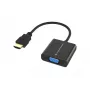 Conceptronic ABBY20B Adapter HDMI na VGA, 0,25 m, HDMI Typ A (Standard), VGA (D-Sub), Męski, Żeński, Prosty