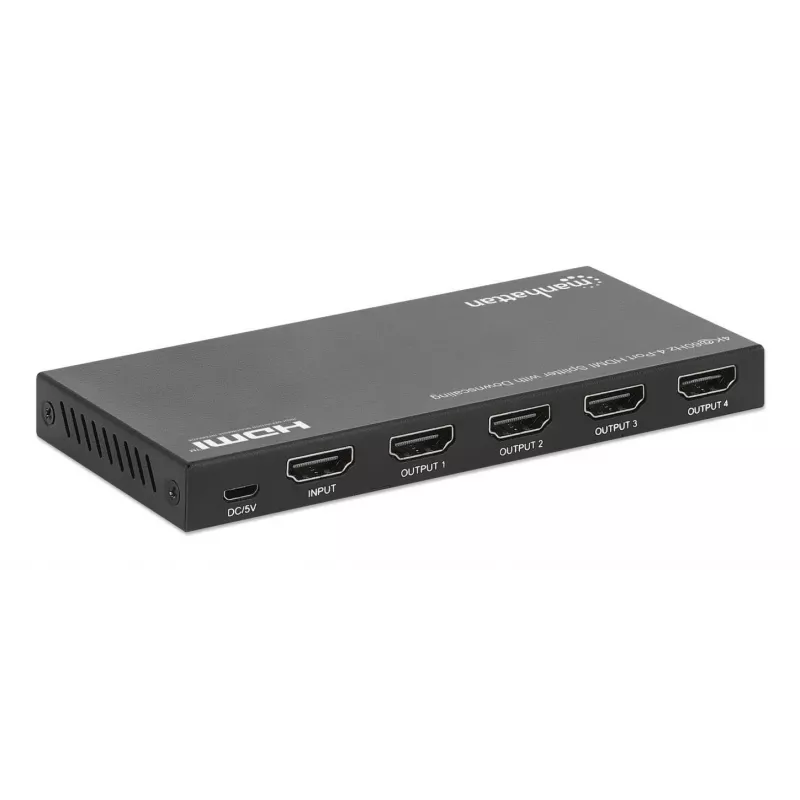 Rozdzielacz HDMI Manhattan 4-portowy 4K@60Hz z downscalingiem