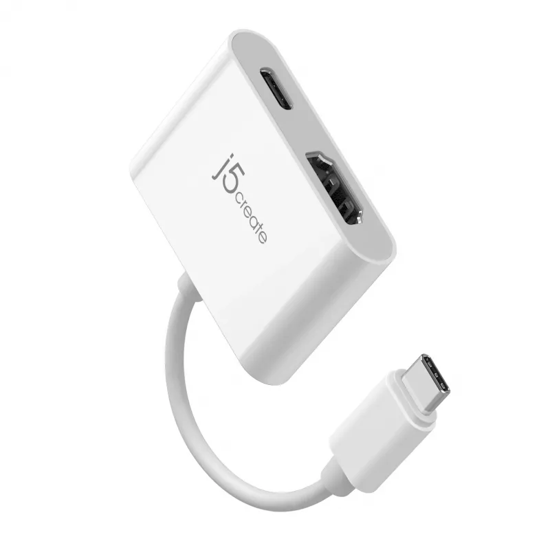 j5create JCA152 Adapter USB-C® na 4K HDMI™ z dostarczaniem mocy, czarny