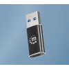 Manhattan Adapter USB-C na USB-A, żeński na męski, 10 Gb/s (USB 3.2 Gen2 aka USB 3.1), SuperSpeed+ USB, czarny, dożywotnia gwarancja