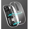 Mysz bezprzewodowa Manhattan Transparent ładowalna USB