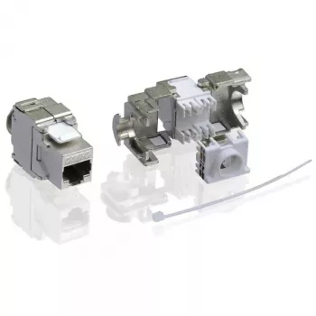 Cat.6a Keystone RJ-45 Shielded Toolless VALUE 26.99.0366