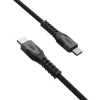 Kabel zasilający USB-C na USB-C EATON Urban Armor Gear Kevlar Core 1,5 m, USB 2.0, czarno-szary