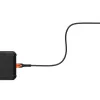 Kabel zasilający USB-C do USB-C Eaton 1,5 m — rdzeń Kevlar, USB 2.0, czarno-pomarańczowy