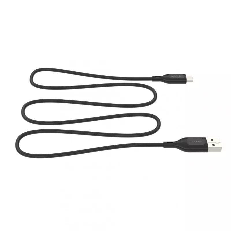 Kabel ładujący mophie essentials | Kabel USB 1M USB 2.0 USB A – USB C Czarny