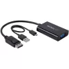 StarTech.com Adapter DisplayPort na VGA z audio, 0,184 m, 1920 x 1200 pikseli, 1080p, Czarny, Aktywny konwerter wideo, 0 - 70 °C