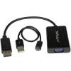 StarTech.com Adapter DisplayPort na VGA z audio, 0,184 m, 1920 x 1200 pikseli, 1080p, Czarny, Aktywny konwerter wideo, 0 - 70 °C