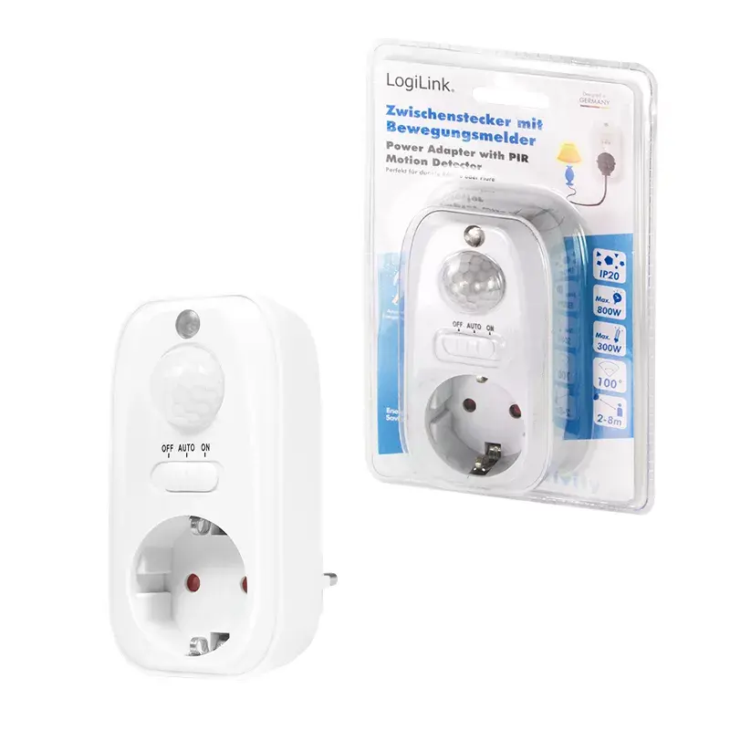 Adapter wtyczkowy LogiLink PA0248 biały