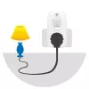 Adapter wtyczkowy LogiLink PA0248 biały