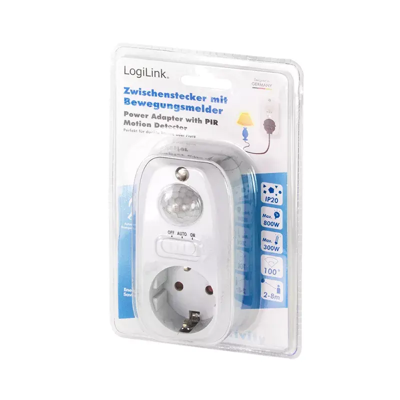 Adapter wtyczkowy LogiLink PA0248 biały