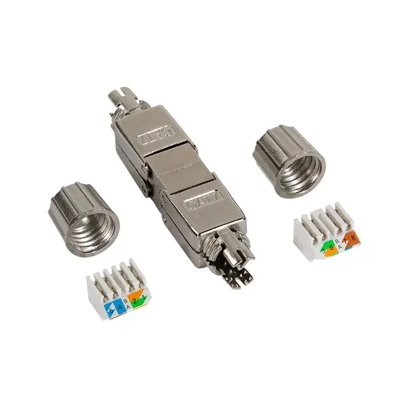 Złącze przewodowe LogiLink MP0057 Cat.6A Cat.7 Cat.7A Metaliczne