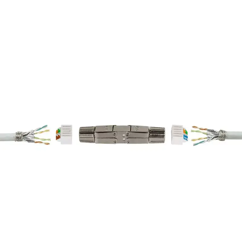 Złącze przewodowe LogiLink MP0057 Cat.6A Cat.7 Cat.7A Metaliczne