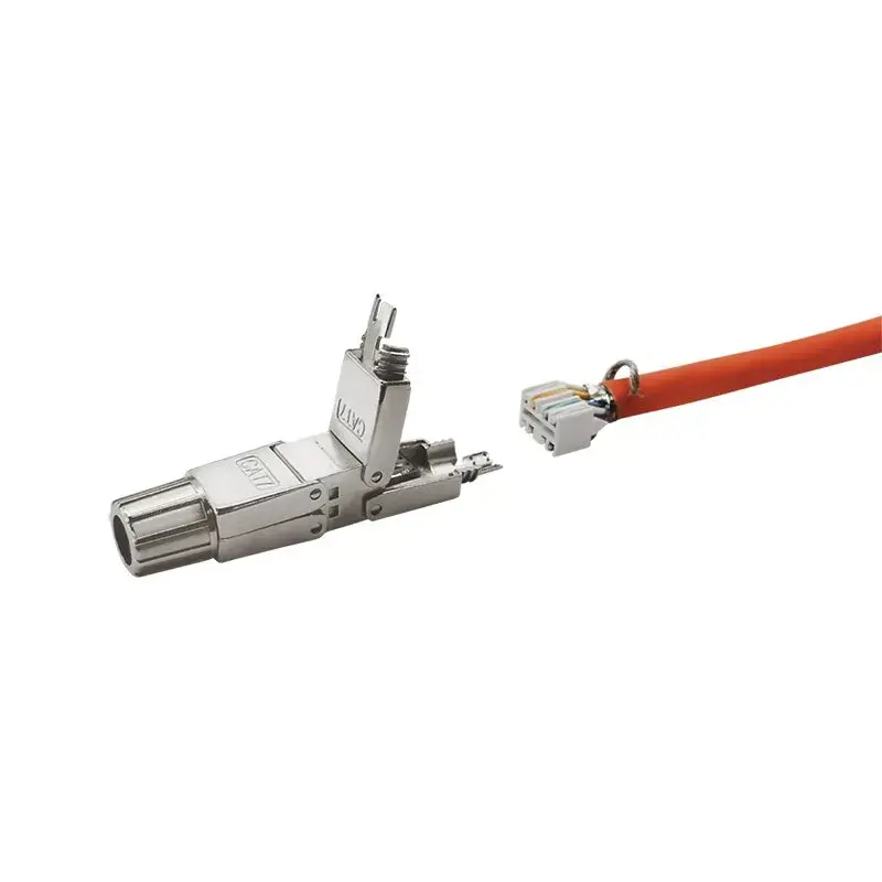 Złącze przewodowe LogiLink MP0057 Cat.6A Cat.7 Cat.7A Metaliczne