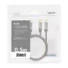 Kabel audio LogiLink CA1201 0,5 m 2 x RCA czarny