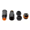 Złącze przewodowe LogiLink NP0081 2x RJ45 Czarny