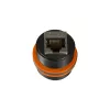 Złącze przewodowe LogiLink NP0081 2x RJ45 Czarny