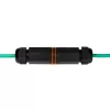 Złącze przewodowe LogiLink NP0081 2x RJ45 Czarny