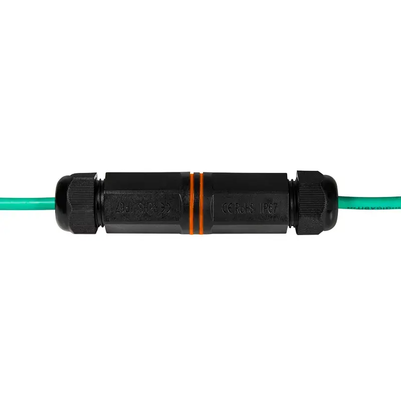 Złącze przewodowe LogiLink NP0081 2x RJ45 Czarny