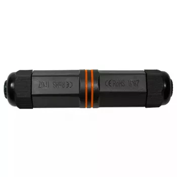 Złącze przewodowe LogiLink NP0081 2x RJ45 Czarny