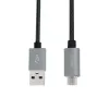 Kabel USB LogiLink CU0132 1m USB A Micro-USB A szary