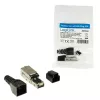 Złącze przewodowe LogiLink MP0044 RJ-45 Cat6a 0,5 m stal nierdzewna