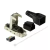 Złącze przewodowe LogiLink MP0044 RJ-45 Cat6a 0,5 m stal nierdzewna