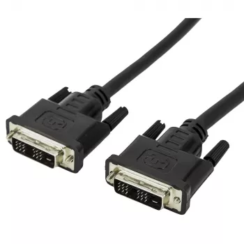 Kabel DVI Techly ICOC-DVI-8050 5 m DVI-D Czarny