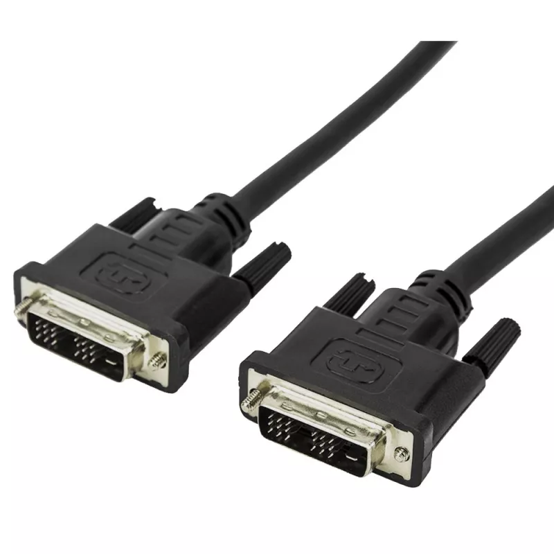 Kabel DVI Techly ICOC-DVI-8050 5 m DVI-D Czarny