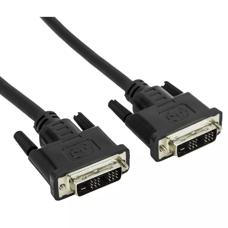 Kabel DVI Techly ICOC-DVI-8050 5 m DVI-D Czarny