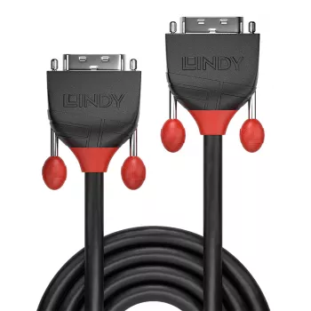 Lindy 2m DVI-D Dual Link kabel, Czarny Line