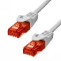 Kabel Ethernet ProXtend CAT6 RJ-45 U/UTP 7m Szary